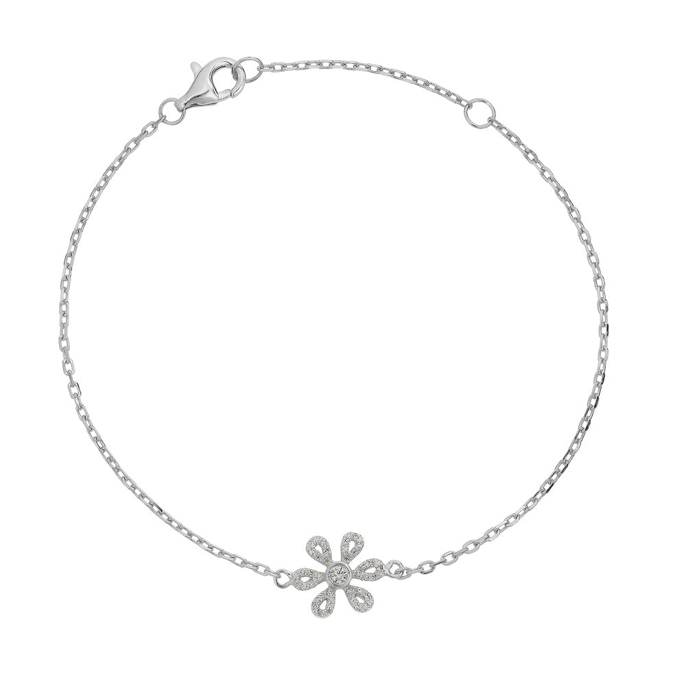14K Flower Bracelet