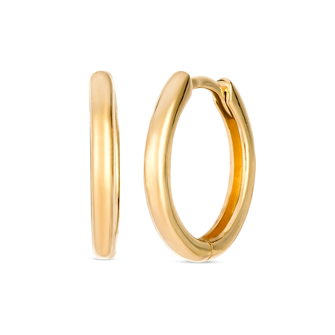 14K Classic Huggie Earrings