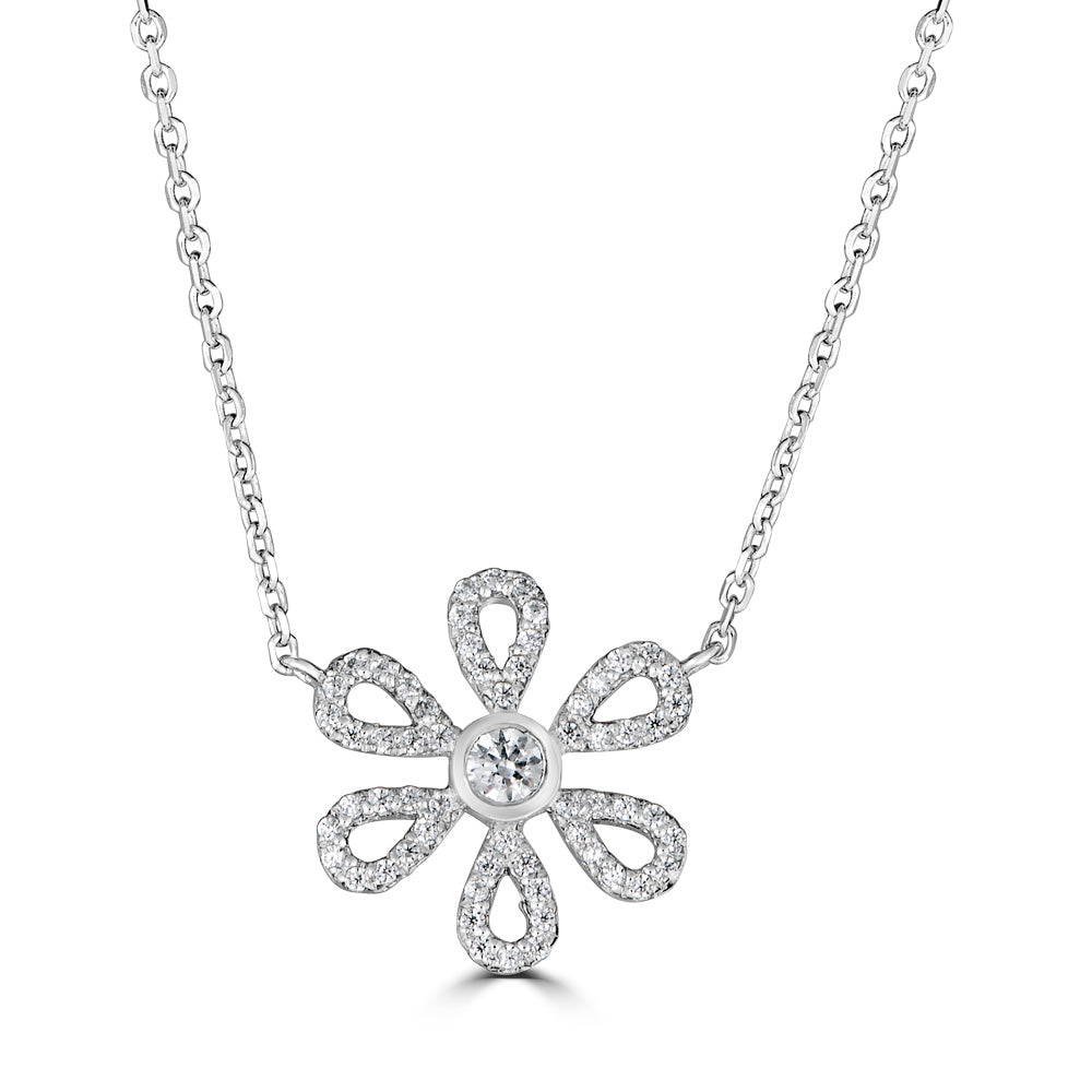 14K Flower Necklace