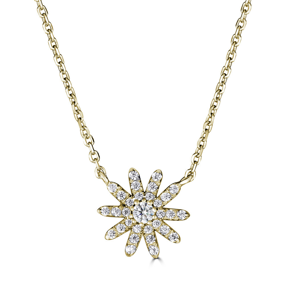 14K Gold Star Necklace