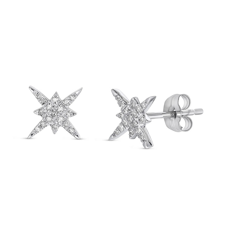 14K Star Stud Earrings