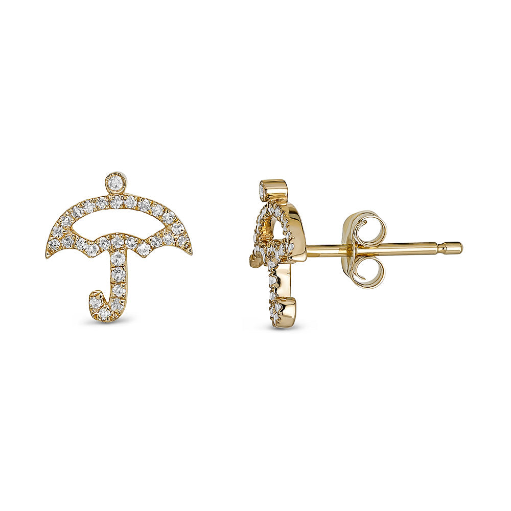 14K Umbrella Studs