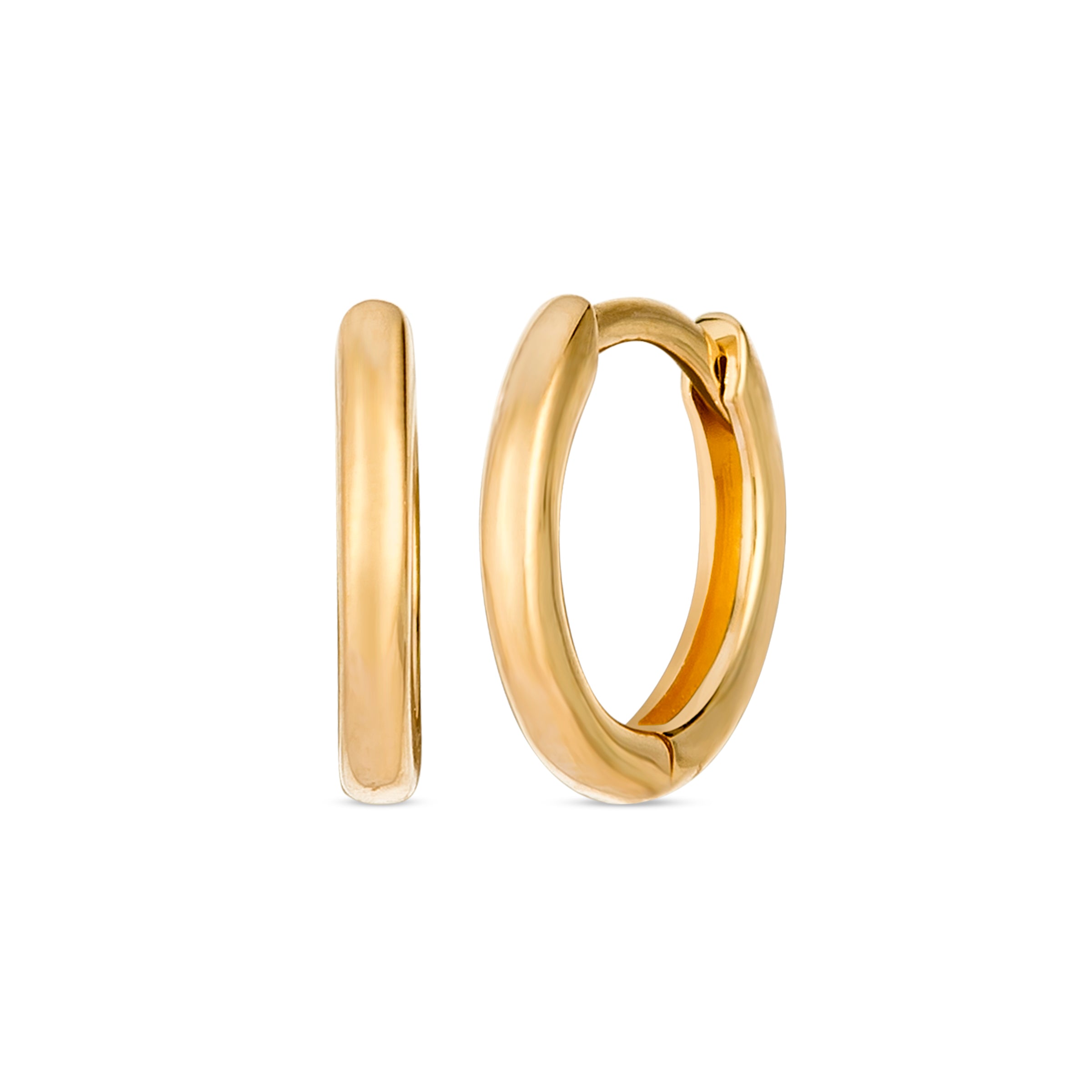 14K Classic Huggie Earrings