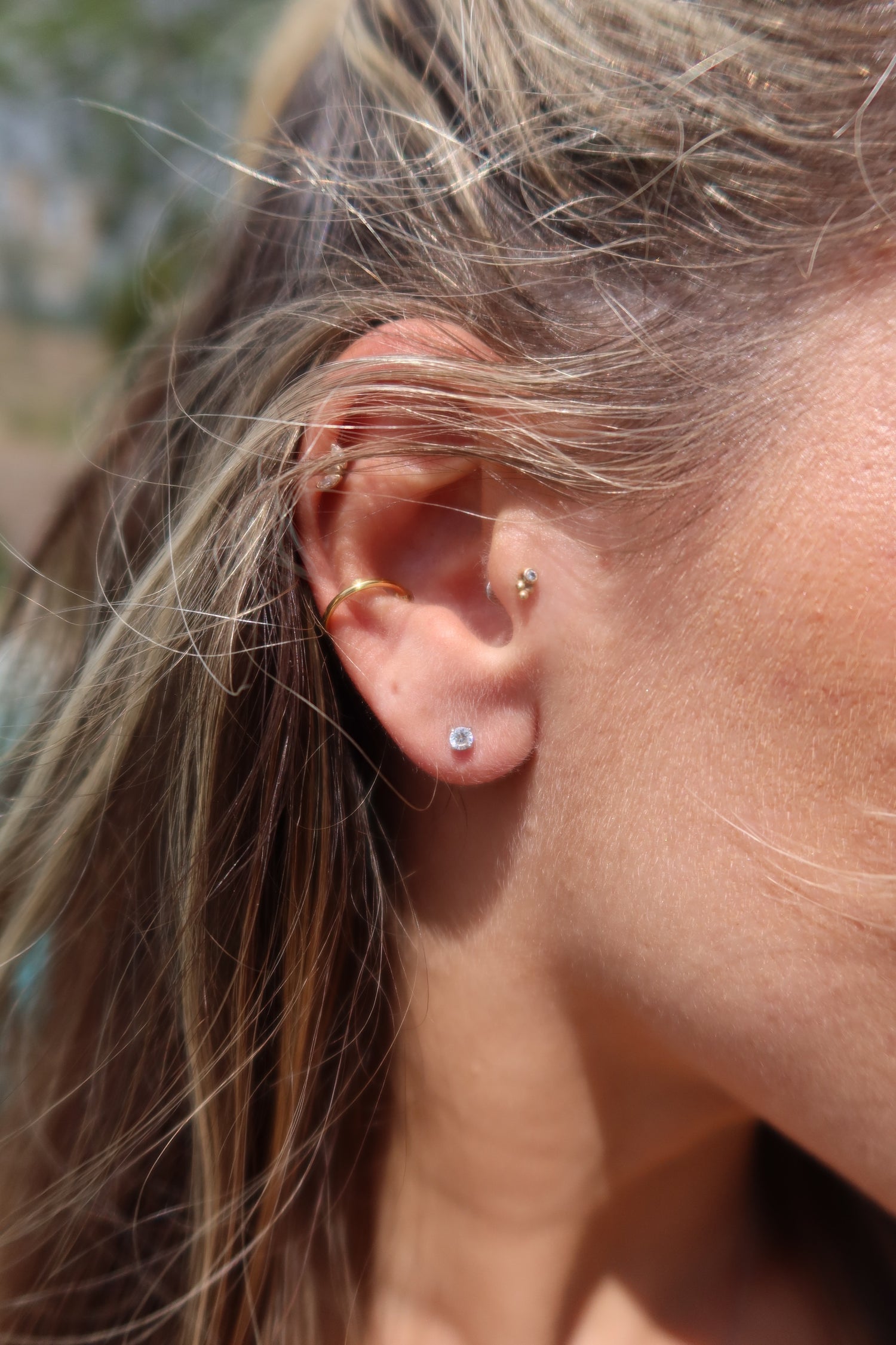 Classic Diamond Stud Earrings