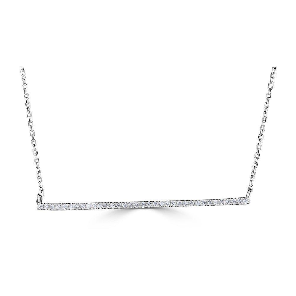 14K Bar Necklace