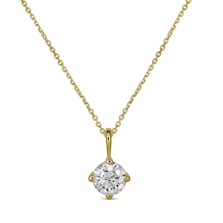 Classic Solitaire Diamond Pendant