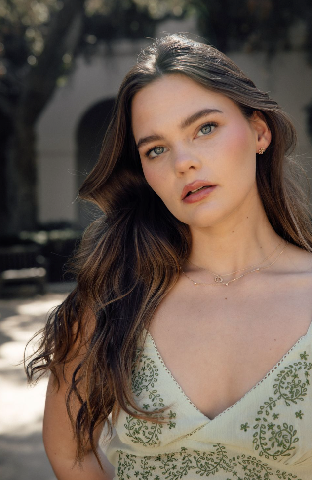 14K Diamond Flower Studs